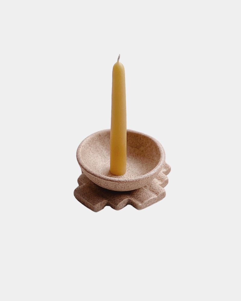 Candleholder in Oat